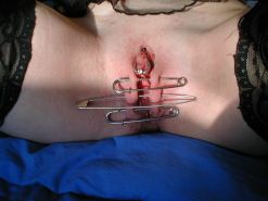 Needles In Tits Safety Pins Porn Pictures XXX Photos Sex Images