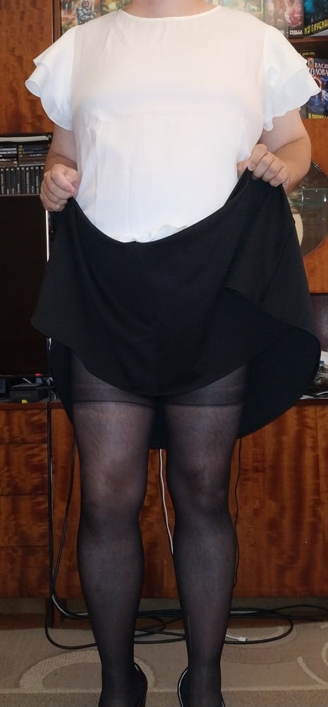 black skirt&white blouse p.1 #106848065