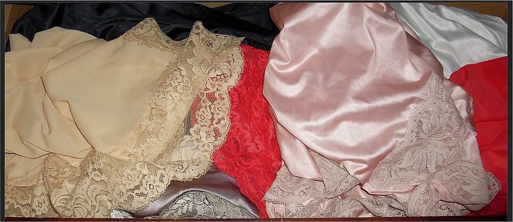 Silky Panties Sexy Slips Lacy Lingerie And More ! #97318104