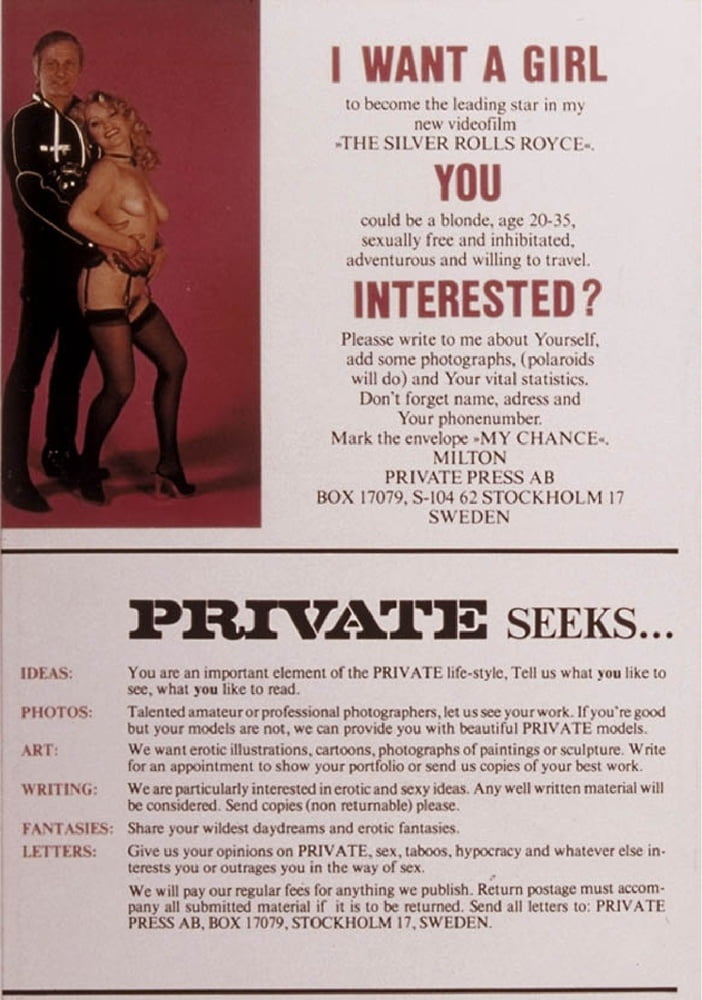 Vintage Retro Porno - Private Magazine - 053 #92169154