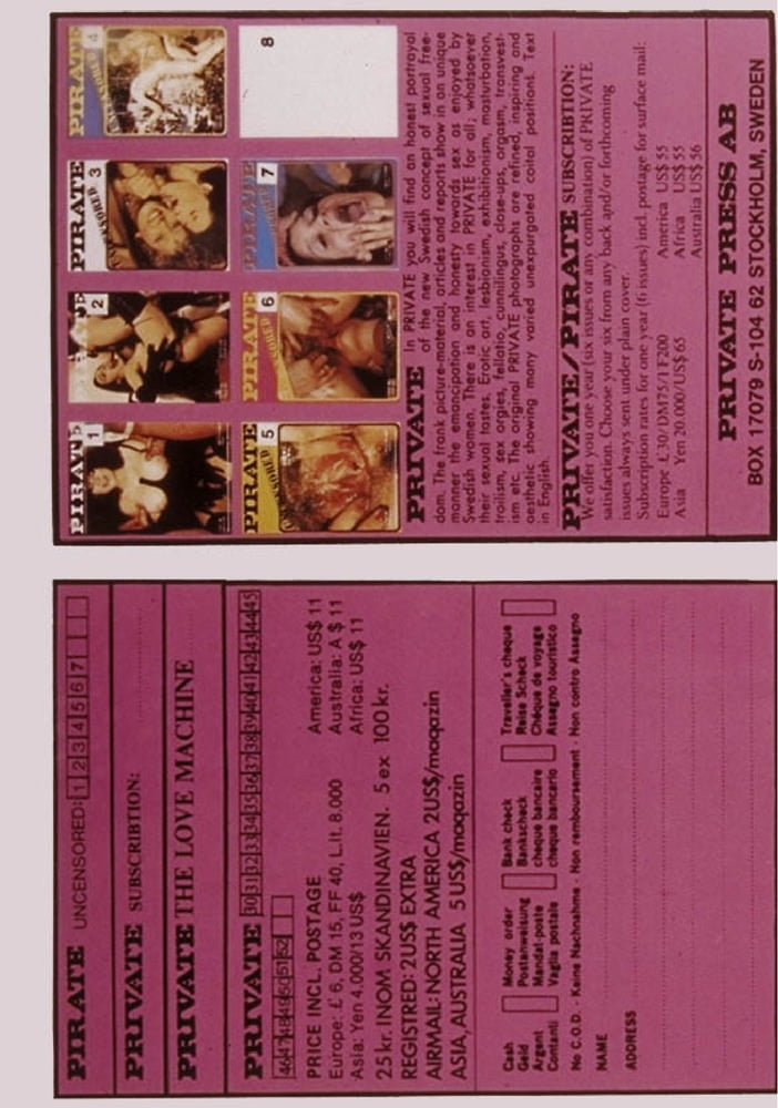 Vintage Retro Porno - Private Magazine - 053 #92169159