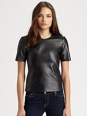Black Leather Top 2 - by Redbull18 #99413839