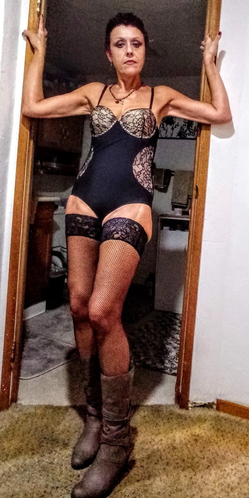 Black lace and Fishnets #98821387