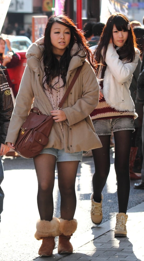 Street Pantyhose - Real Life Asian Cunts in Tights #80380981
