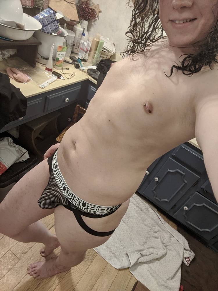 Twink Sub Slut in Mesh Underwear #106883456