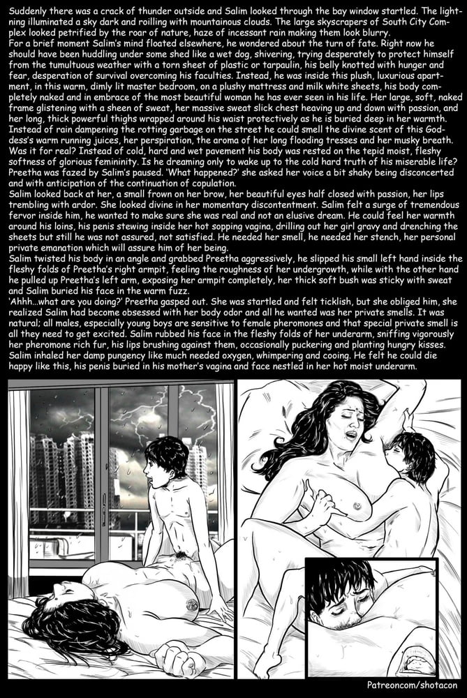 Comic love story of rich aunty
 #103316041