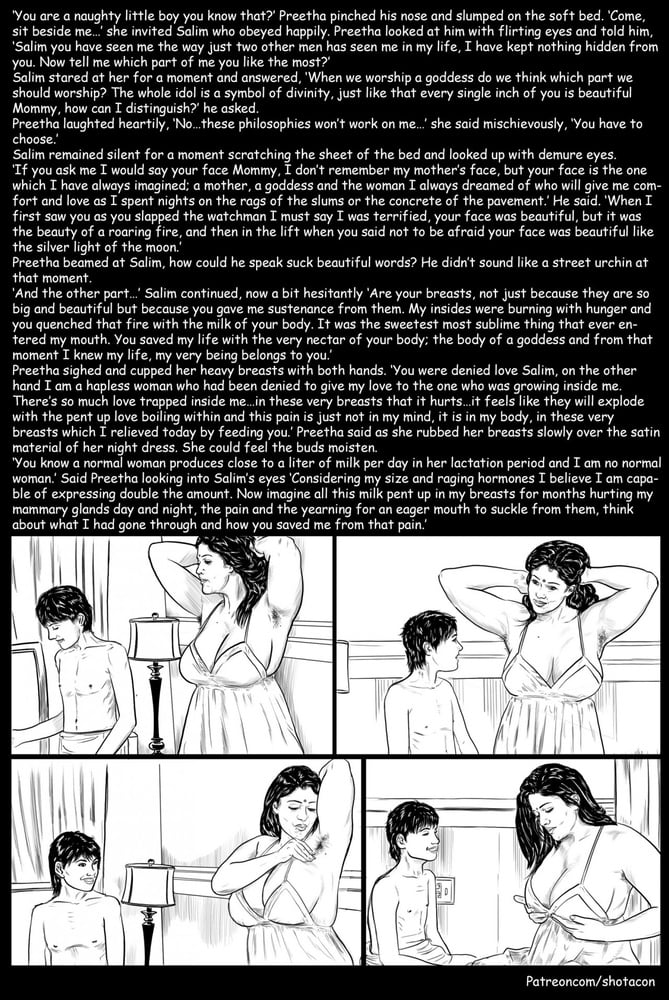 Comic love story of rich aunty #103316060
