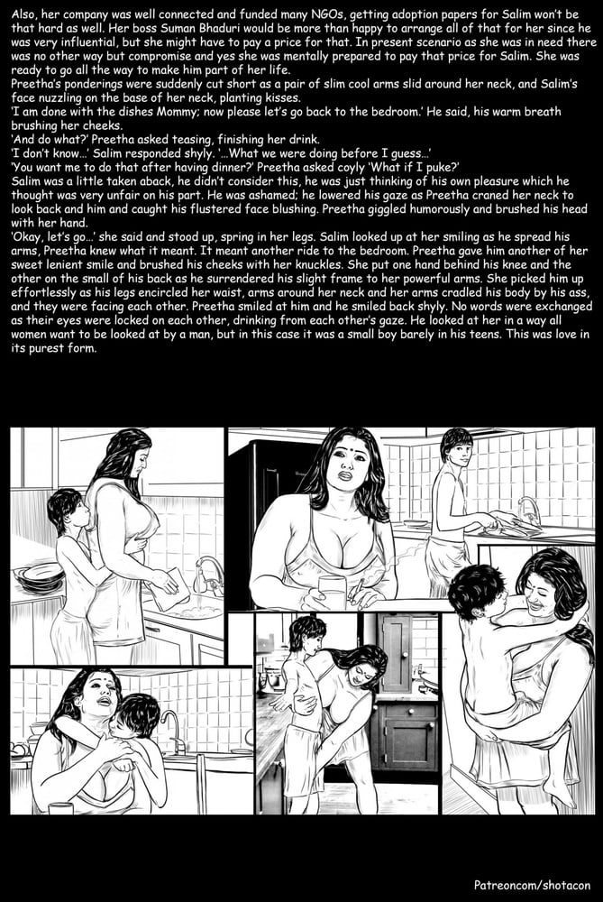 Comic love story of rich aunty
 #103316062