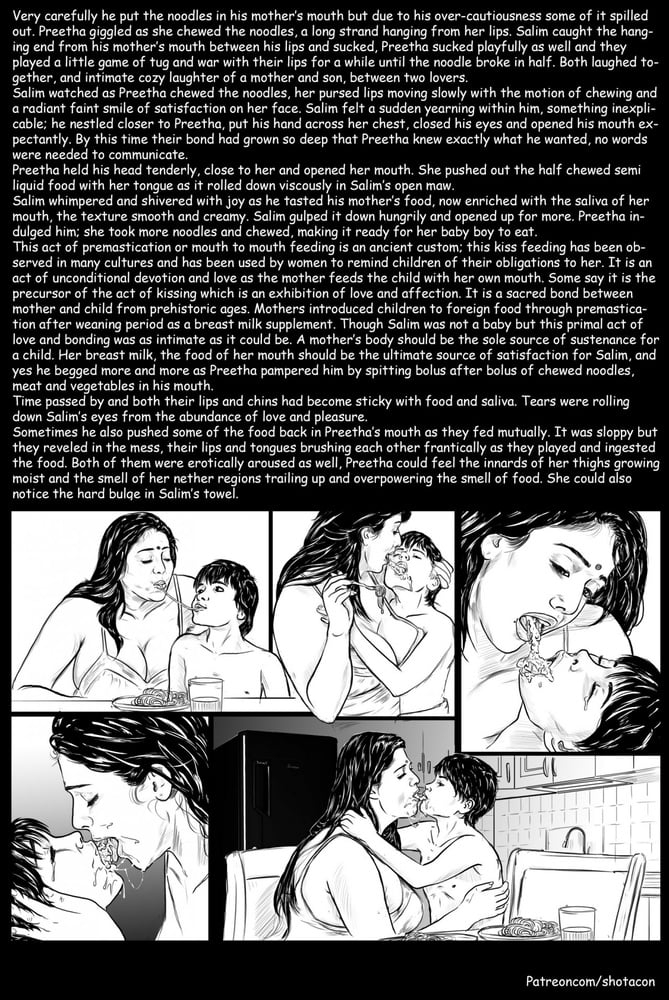 Comic love story of rich aunty #103316065