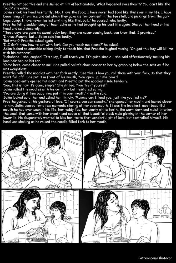 Comic love story of rich aunty
 #103316066