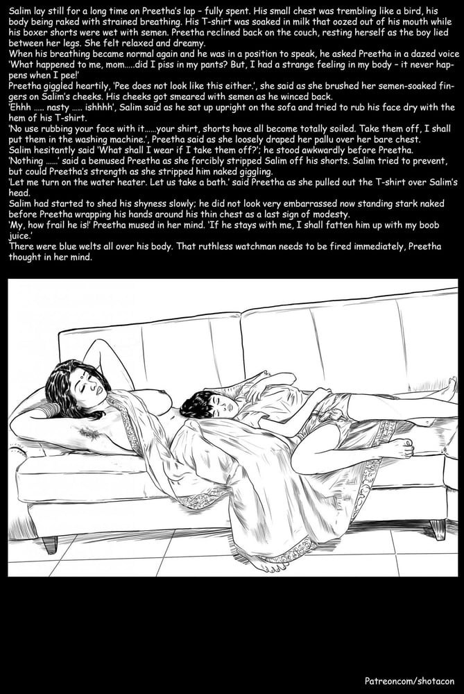 Comic love story of rich aunty
 #103316088
