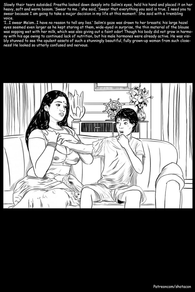 Comic love story of rich aunty
 #103316092