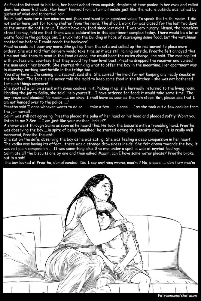 Comic love story of rich aunty
 #103316095