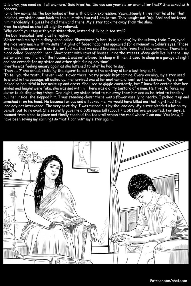 Comic love story of rich aunty
 #103316096