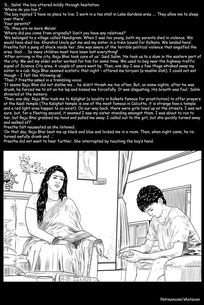 Comic love story of rich aunty
 #103316097