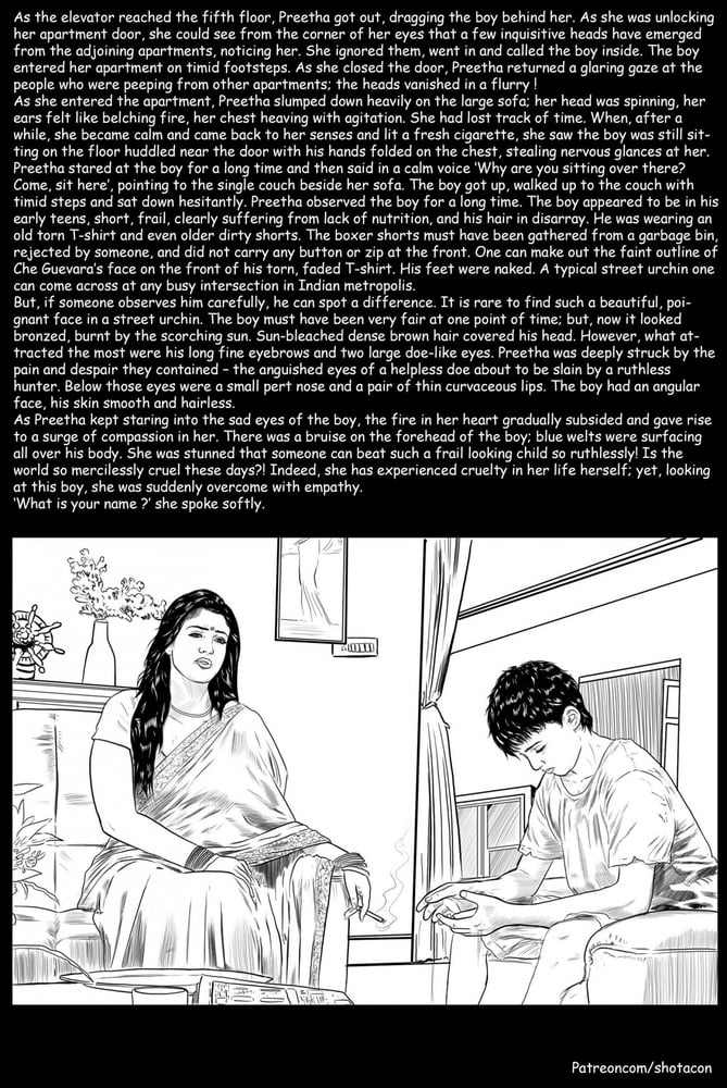 Comic love story of rich aunty
 #103316098