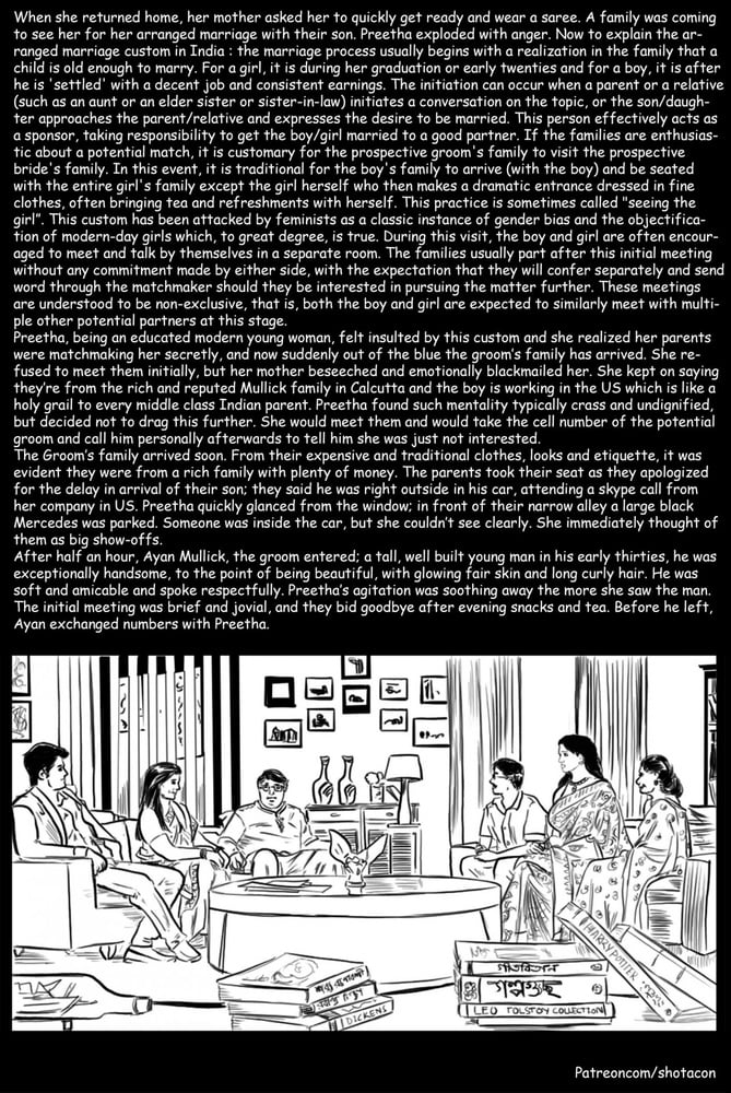 Comic love story of rich aunty
 #103316109