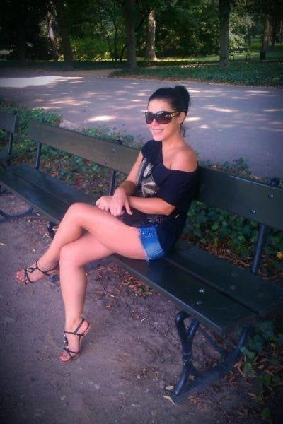 sexy girls on park benches #94527491
