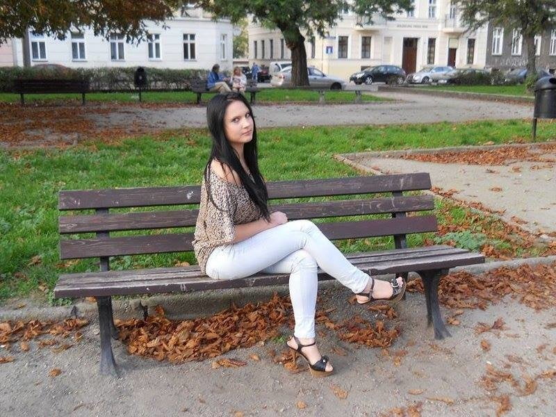 sexy girls on park benches #94527501