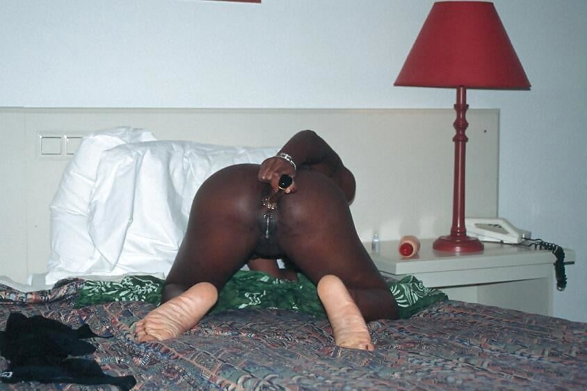 Black girl playing with dildos #99345779