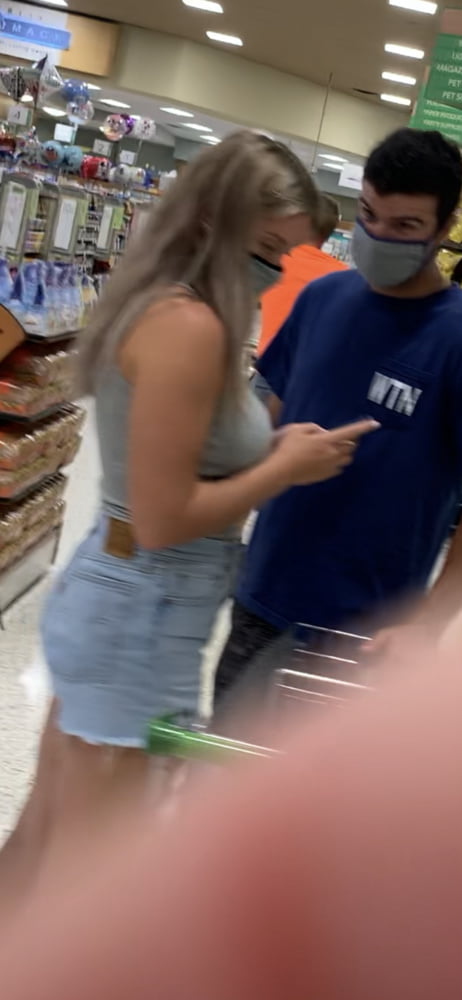 Covid grocery store Big tits, teen, ass
 #87449398