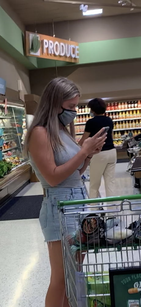 Covid grocery store Big tits, teen, ass
 #87449404