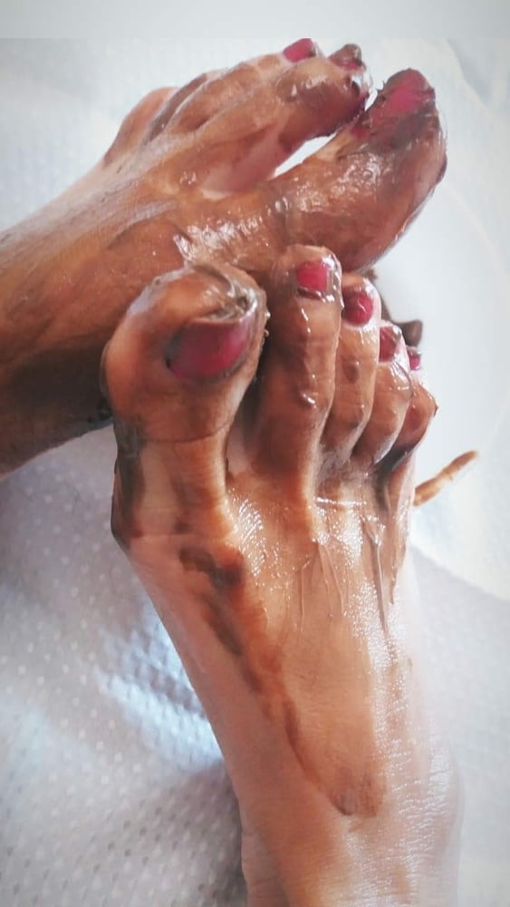 Foot Fetish, Foot Porn, Sexy Feet, Chocolate #106872216