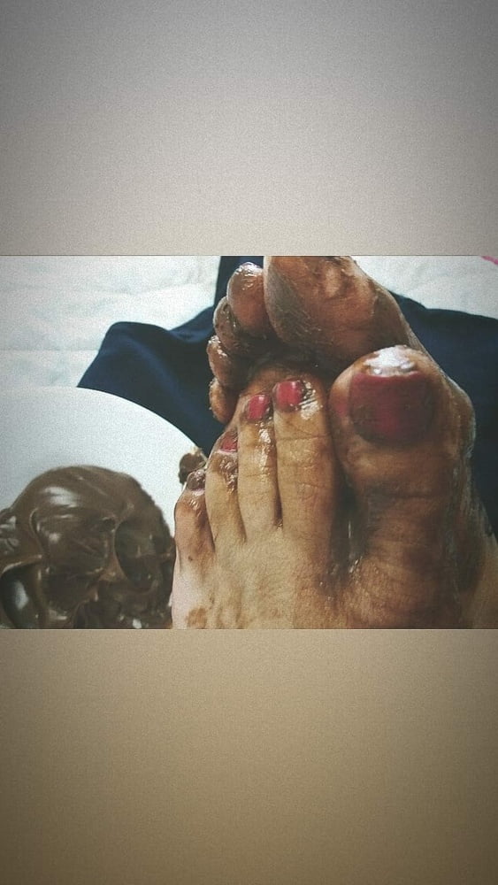 Foot Fetish, Foot Porn, Sexy Feet, Chocolate #106872219
