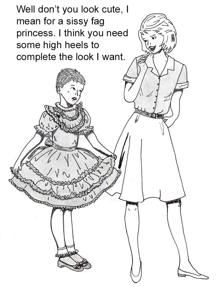 feminization sissies high heels #95276618