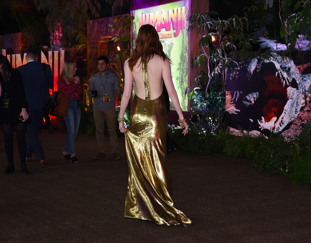 Karen gillan - gold kleid
 #89380366