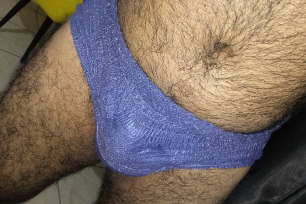USING BLUE NAPPY TO GO OUT TO WORK #106835842