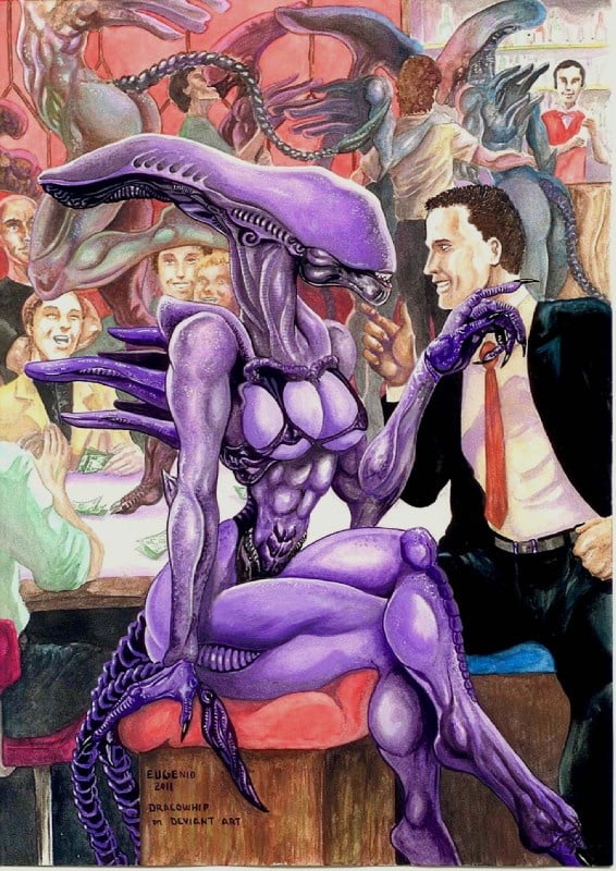 Porno alieni e pinup: xenomorfi sexy
 #101335300