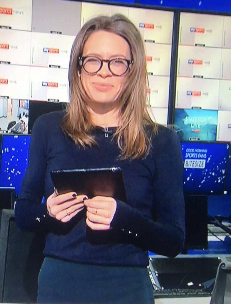 Wank and cum for sexy geeky nerd kate mason sky sports news
 #106156800