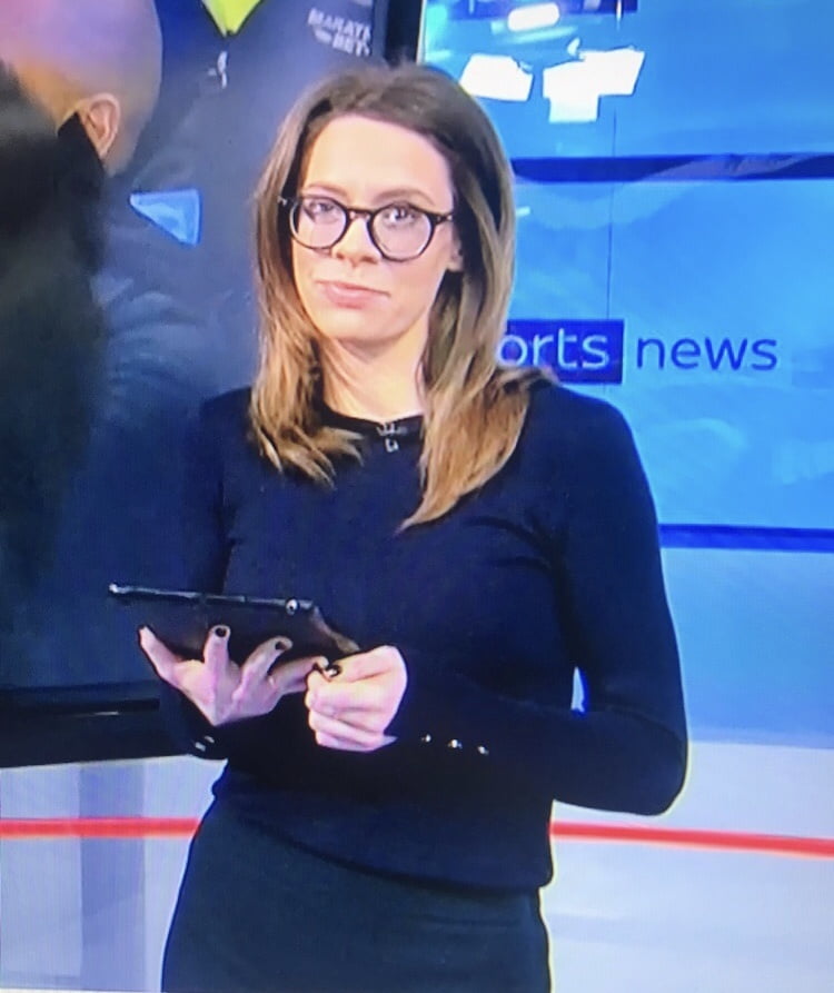 Wank and cum for sexy geeky nerd kate mason sky sports news
 #106156826