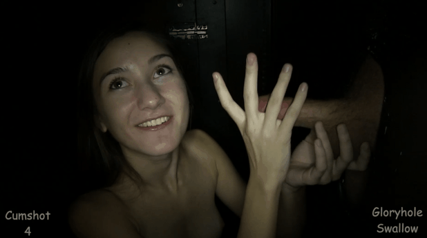 Giggly Claire Evans 1st Gloryhole #89087283