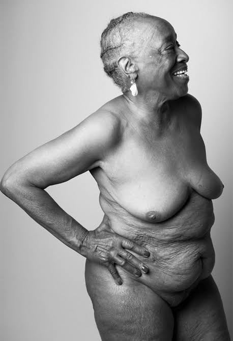 Old mature and fat posing sexy #105594408