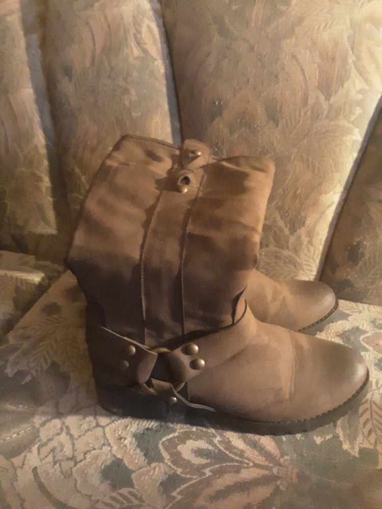 Leather boots 1 #107151623