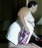 Ugly Pig Wife Chris in th bedroom #90680962
