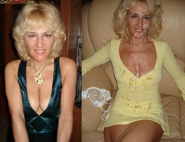 Before and After mature milf cum facial #103270252