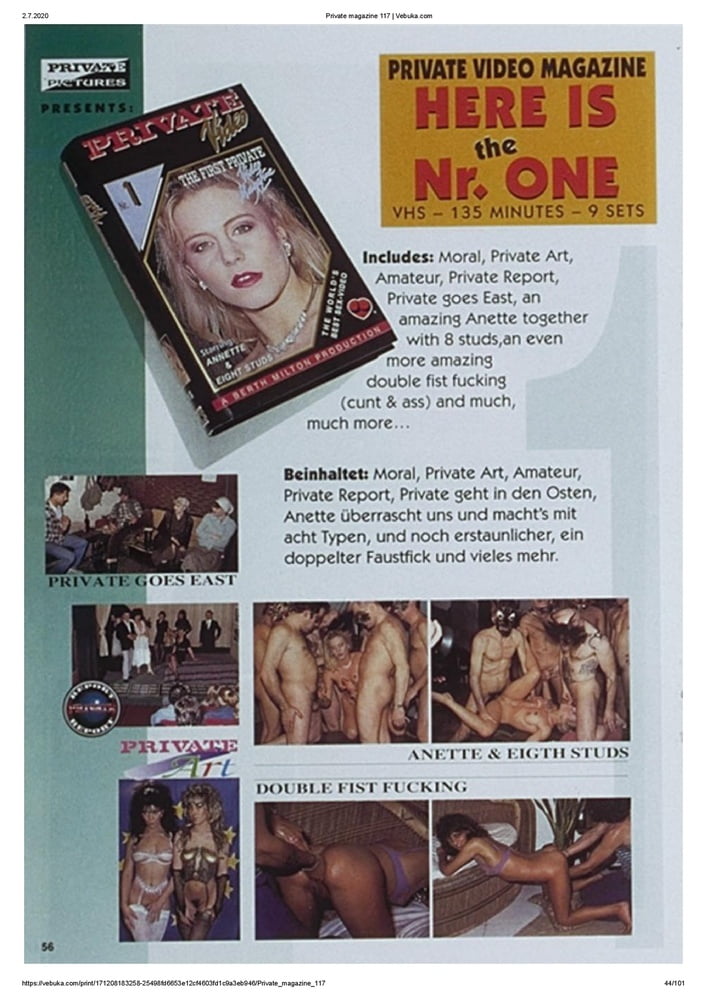 Vintage Retro Porno - Private Magazine - 117 #91771292