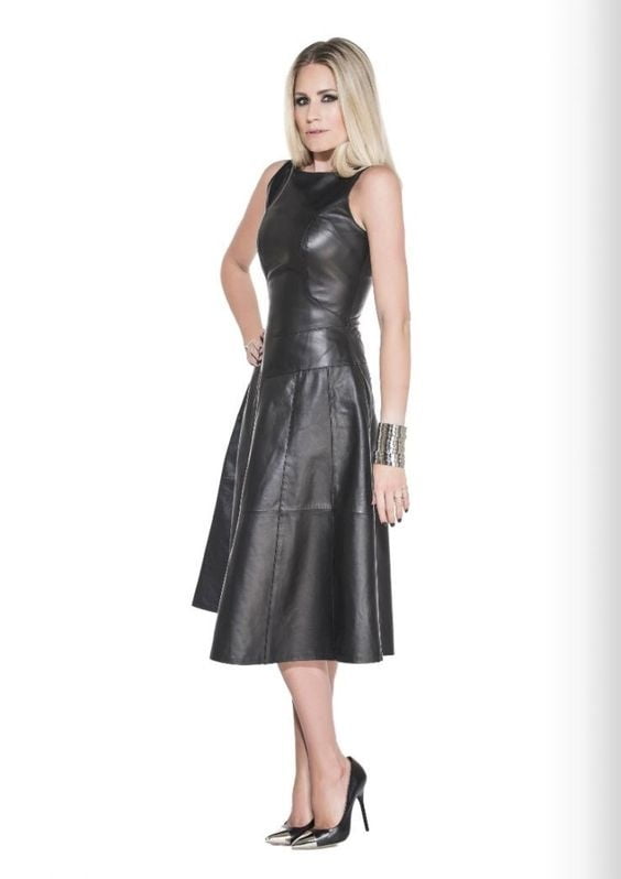 Black Leather Dress 3 - by Redbull18 #98821159