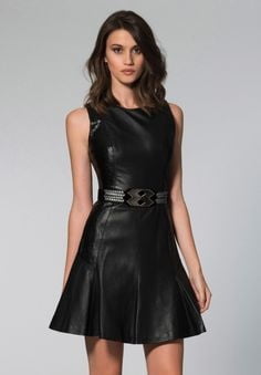 Black Leather Dress 3 - by Redbull18 #98821293