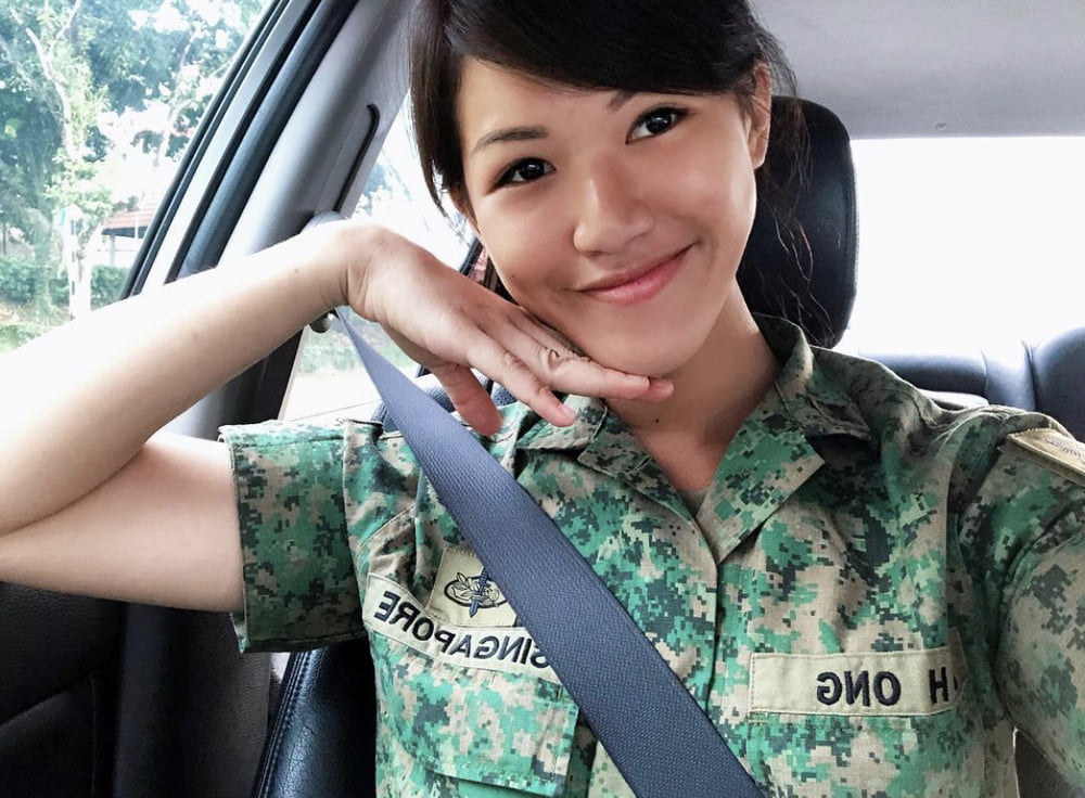 Pretty Singapore Army Girl Jiahui #88692566
