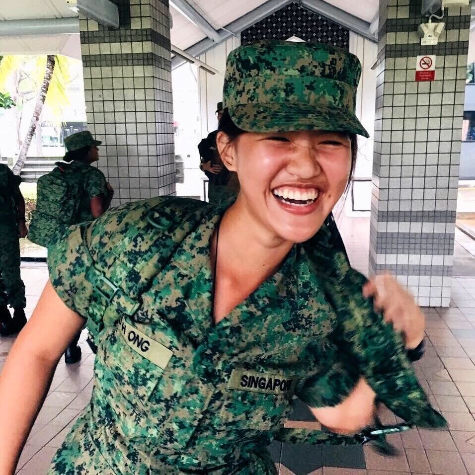 Pretty Singapore Army Girl Jiahui #88692600