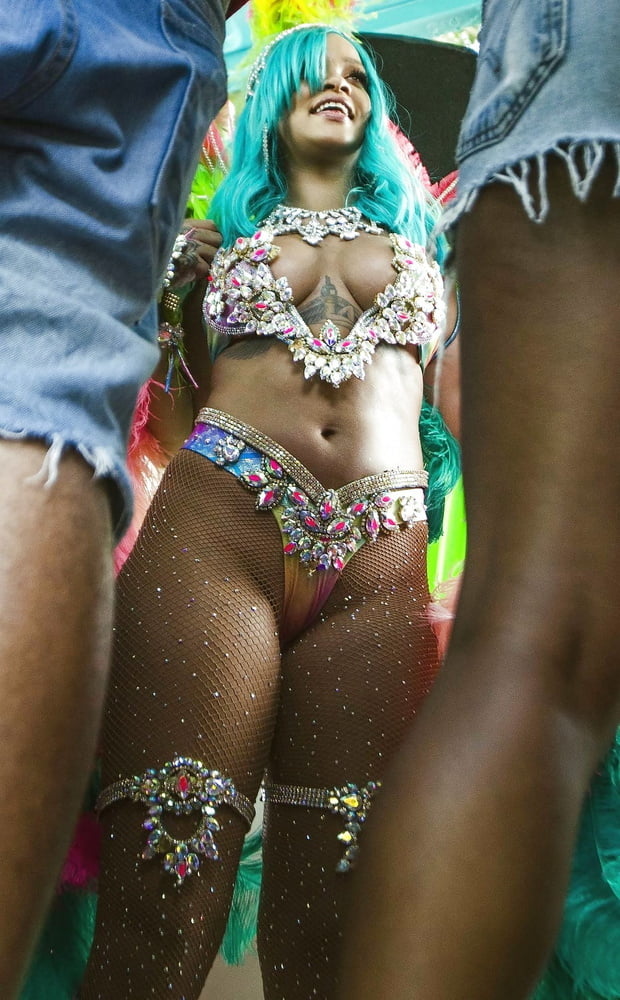 Sluty Rihanna in Barbados Festival #99331417