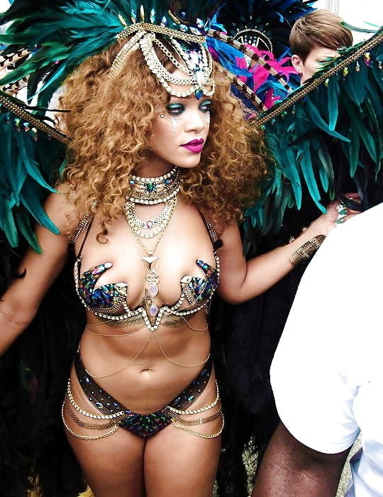 Sluty Rihanna in Barbados Festival #99331429