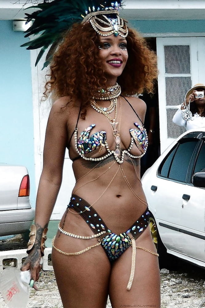 Sluty Rihanna in Barbados Festival #99331431