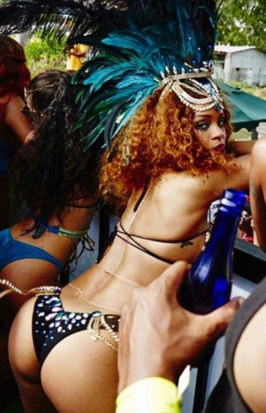 Sluty Rihanna in Barbados Festival #99331460