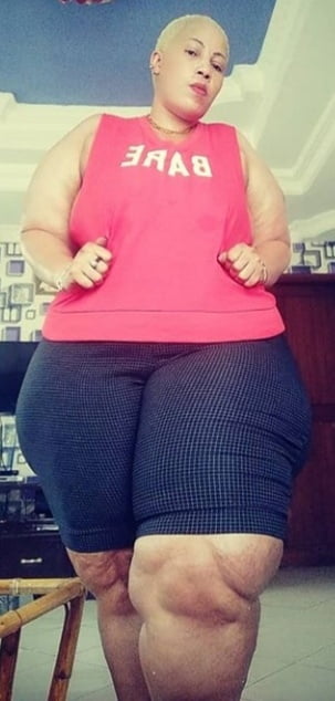 Ginormous mega booty huge leg cellulite bbw pear Divyo #105603787