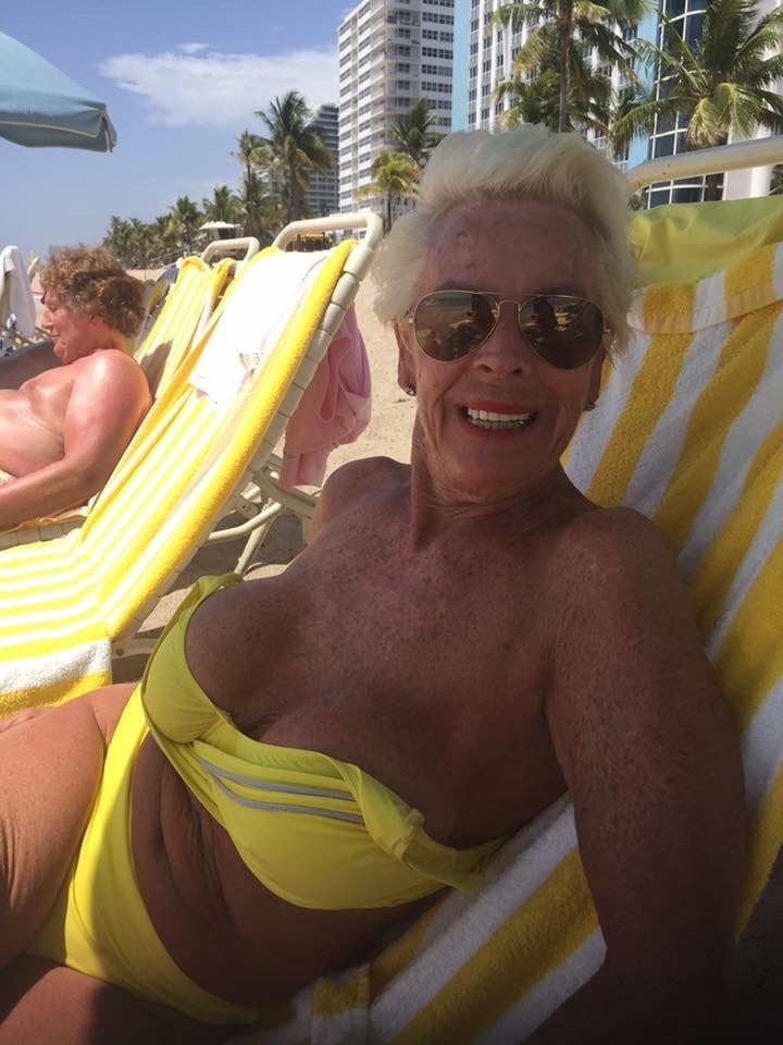 sexy granny in bikini #93574111